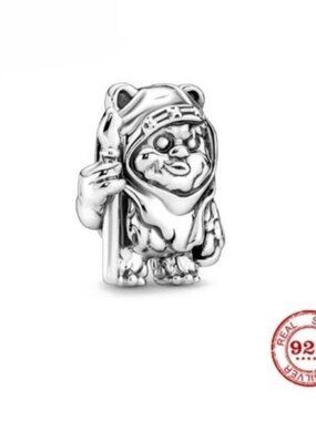 Pandora Sterling Silver 925 Star Wars Ewok Bracelet Charm